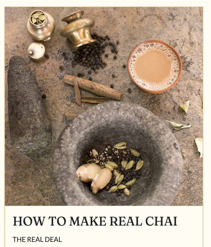 How to make Chai